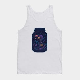 Alien Ecosystem in a Mason Jar Tank Top